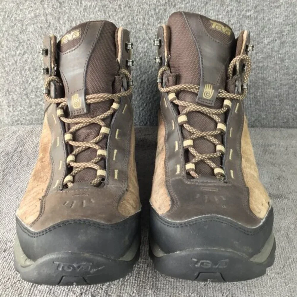 Teva‎ Mens Shocpad Waterproof Hiking Boots Brown Size 11 EUC
